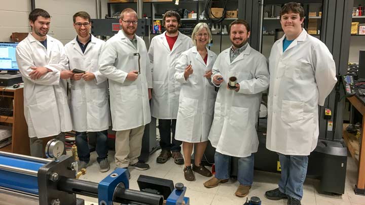 UAH - Engineering - News - UAH students integral to successful hot-fire  test of new NASA igniter