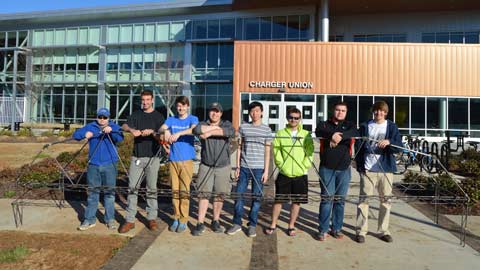 UAH Steel Bridge Team has span ready for ASCE/AISC competition ?>