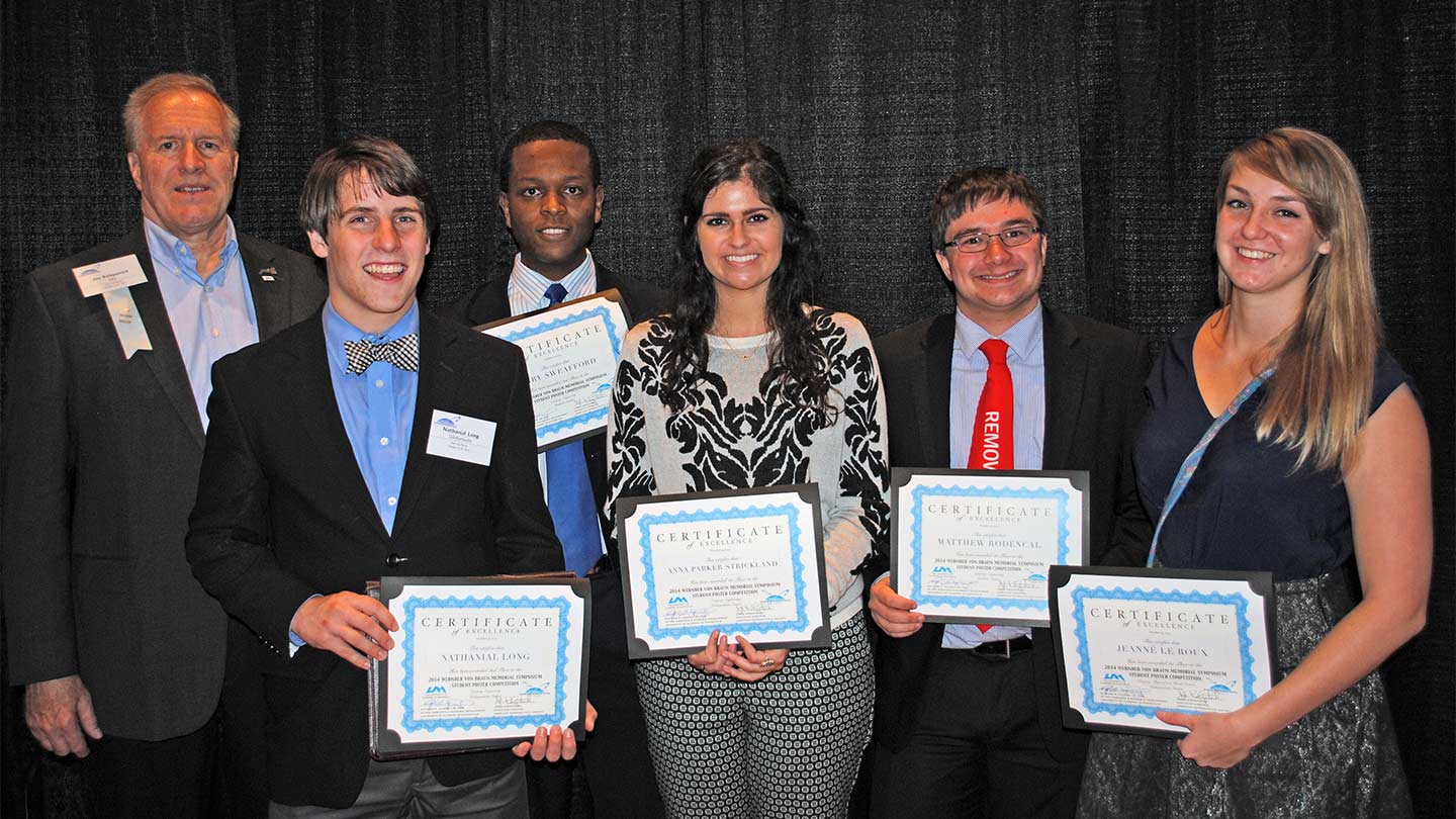 Wernher von Braun Memorial Symposium winners