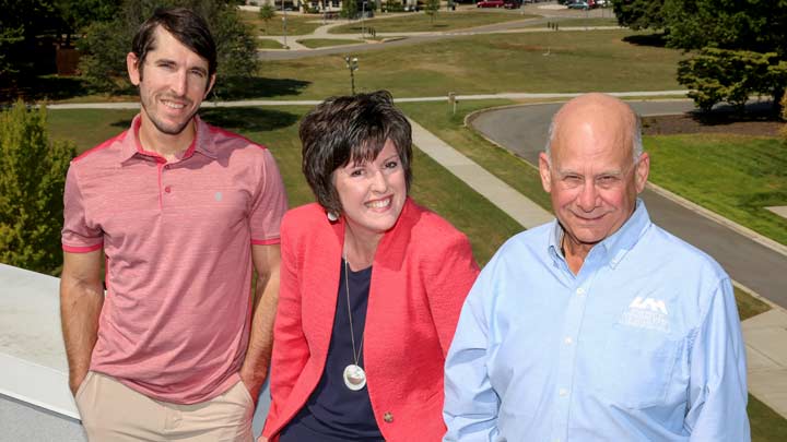 Dr. Aaron Naeger, Dr. Susan Alexander and Dr. Michael Newchurch