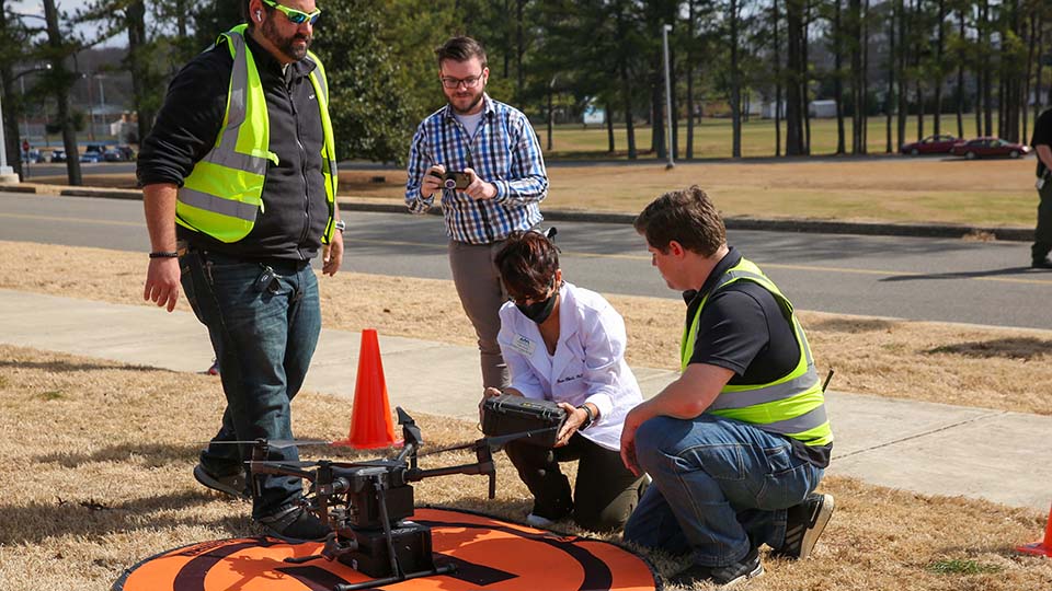 uah nursing drone delivery demonstration