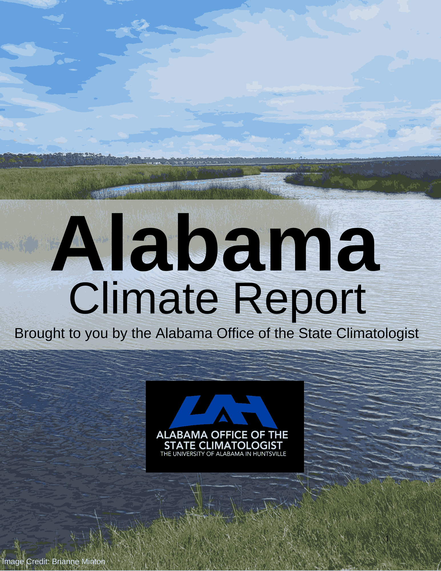 Alabama Climate Report title page