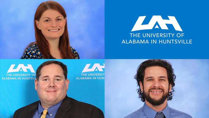 Dr. Candice Lanius, top, and from left, Dr. William “Ivey”                         MacKenzie and Dr. Ryan Weber.