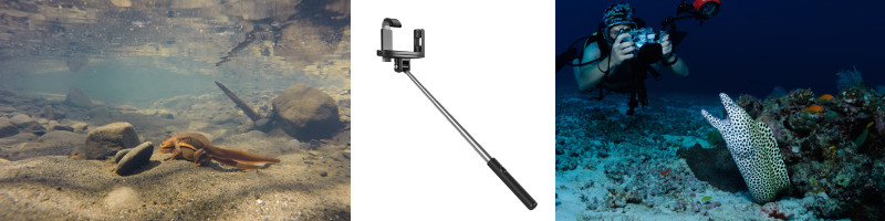 Extendable Monopod for Underwater WiFi Communication