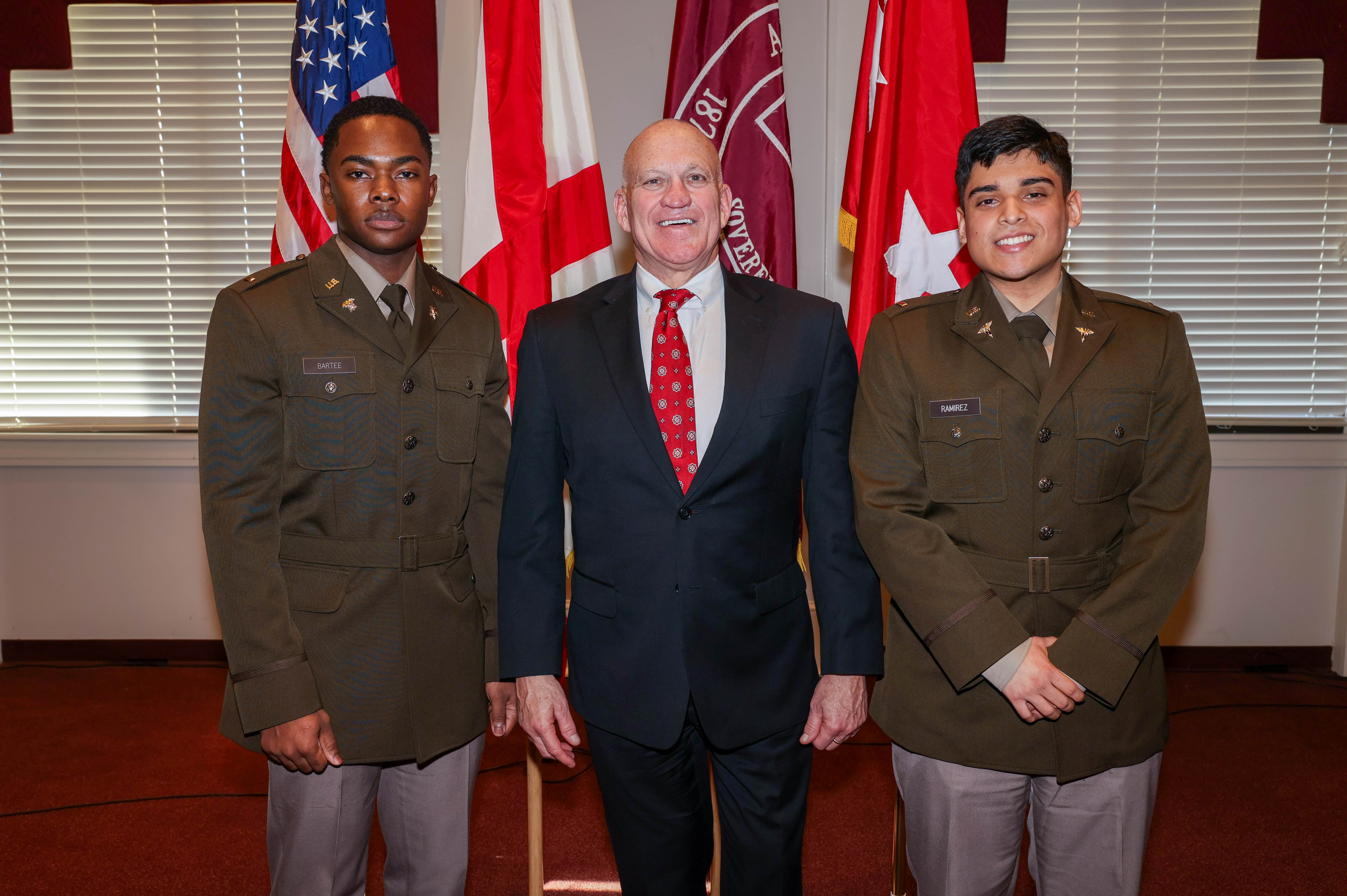 Army ROTC commissioning ceremony in December 2024.