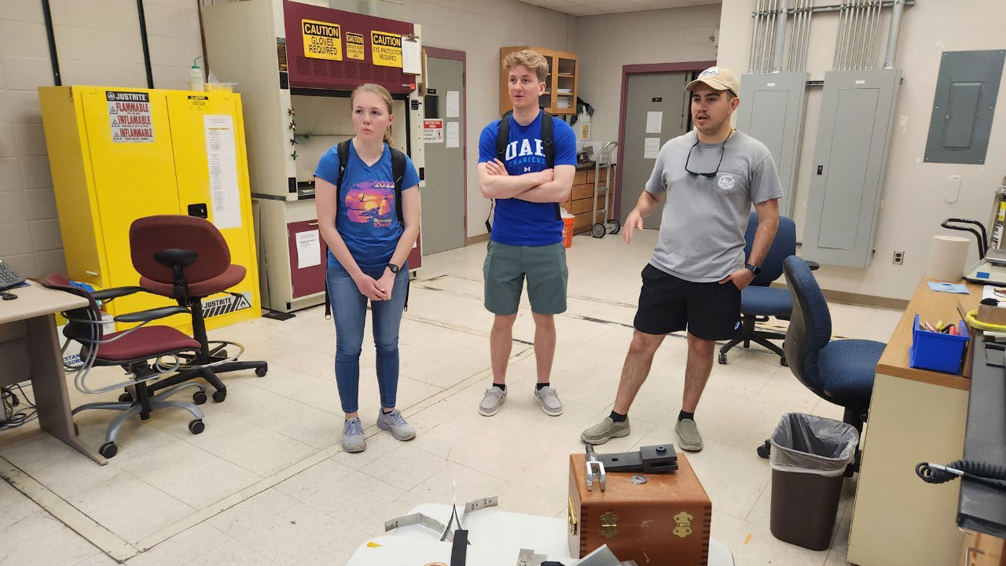 2023 cadets clean a rifle